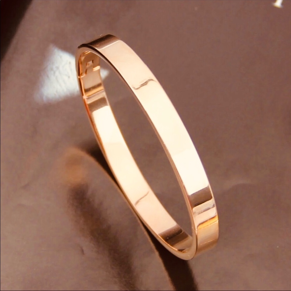 Bangle Stainless Steel Rose Gold Color